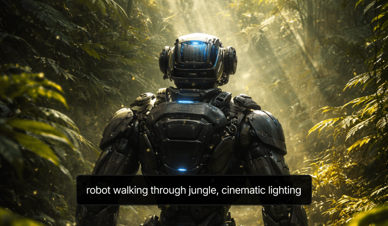 AI Video Generator feature — list card thumbnail