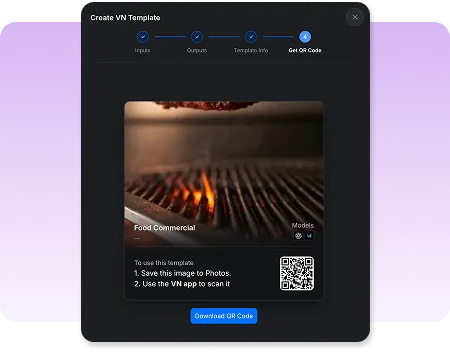 Illustration — Share VN Template QR Code