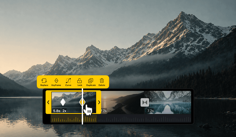 Video Editor — list card thumbnail