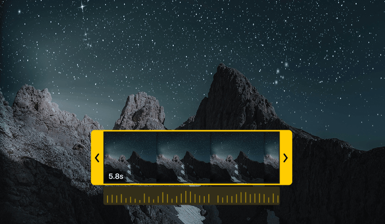 Video Editor — list card thumbnail