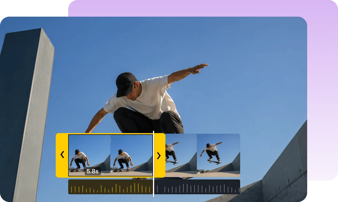 Illustration — flexible video editing tools