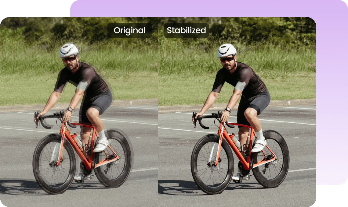 VN Stabilize controls with three stabilization levels