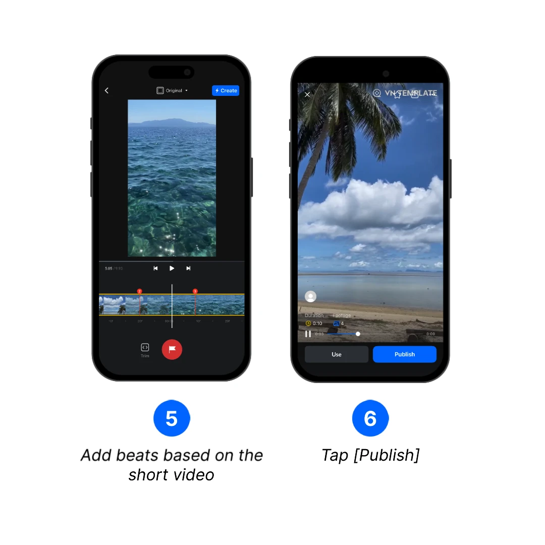 Add beat points and continue to publishing