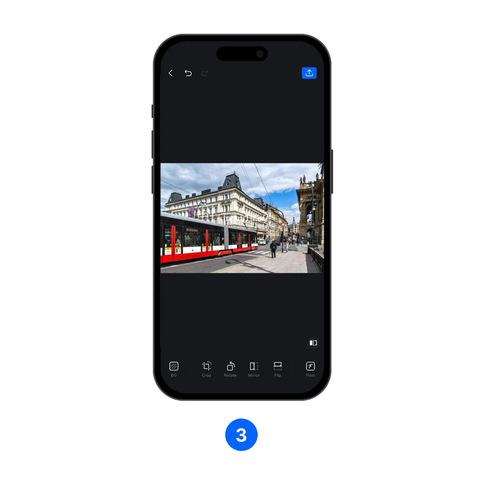 Photo Editing Interface