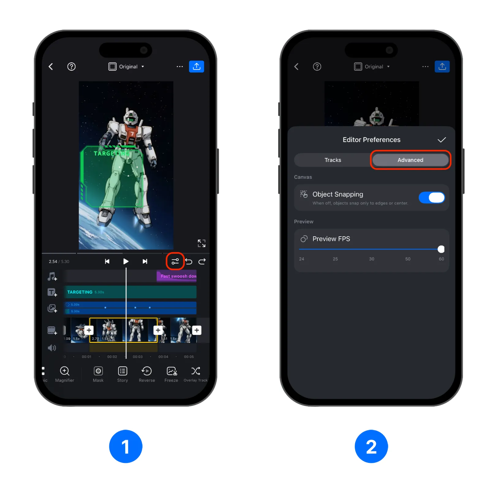 Location for Editor Preferences - Advanced
