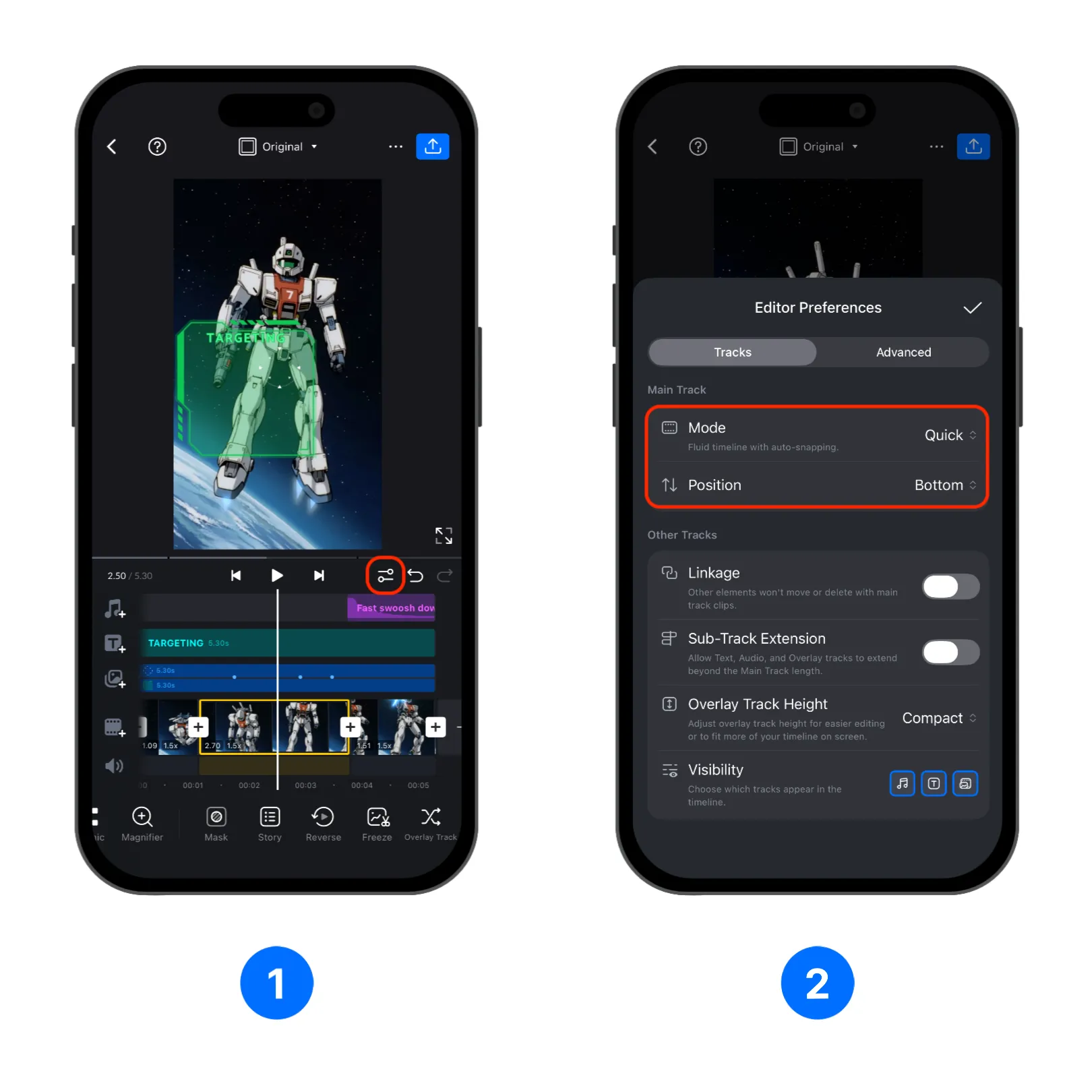 Location for the Editor Preferences button
