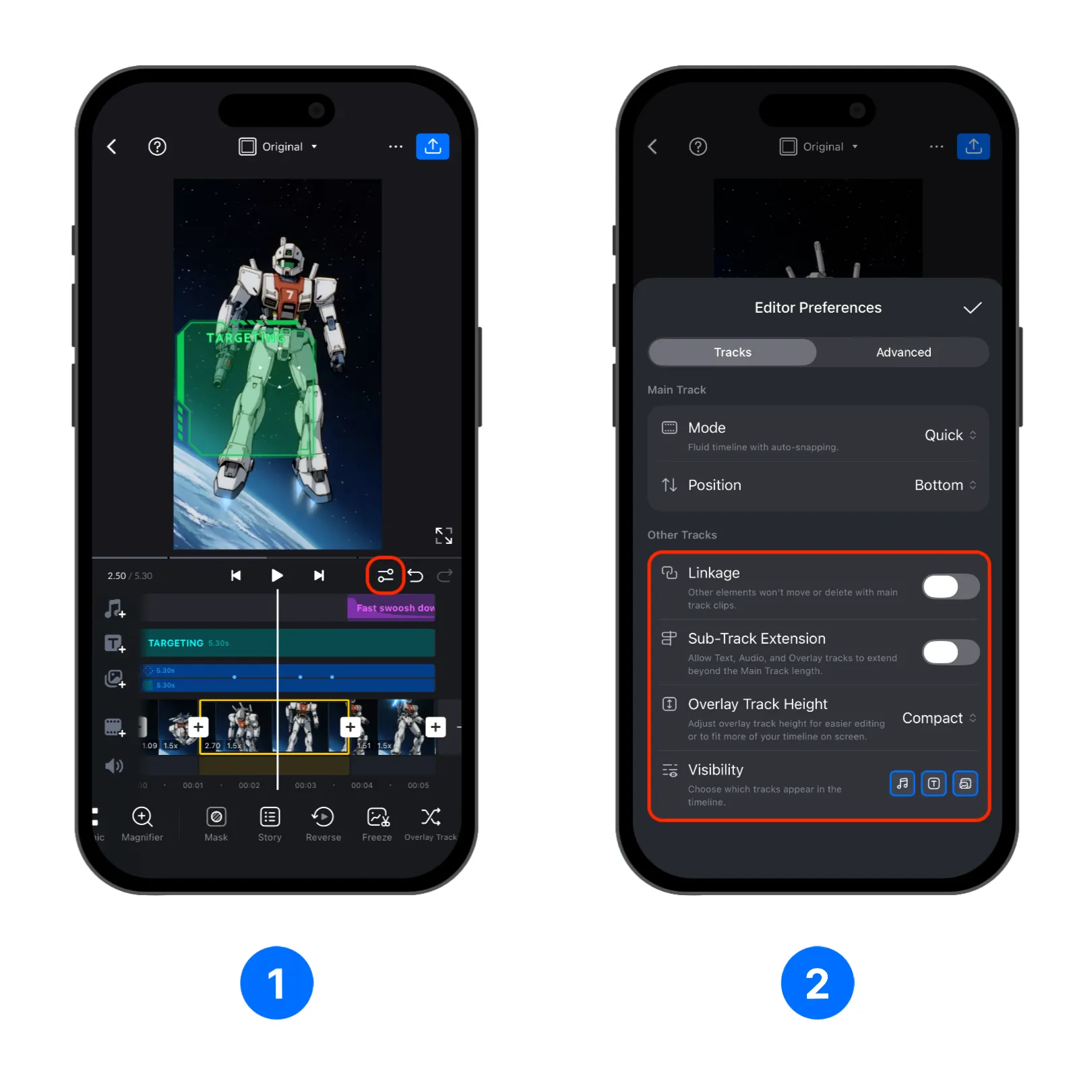 Location for the Editor Preferences button