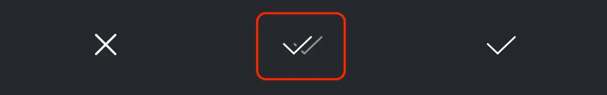 Tap the Apply to all to apply the transition to all clips on the same track