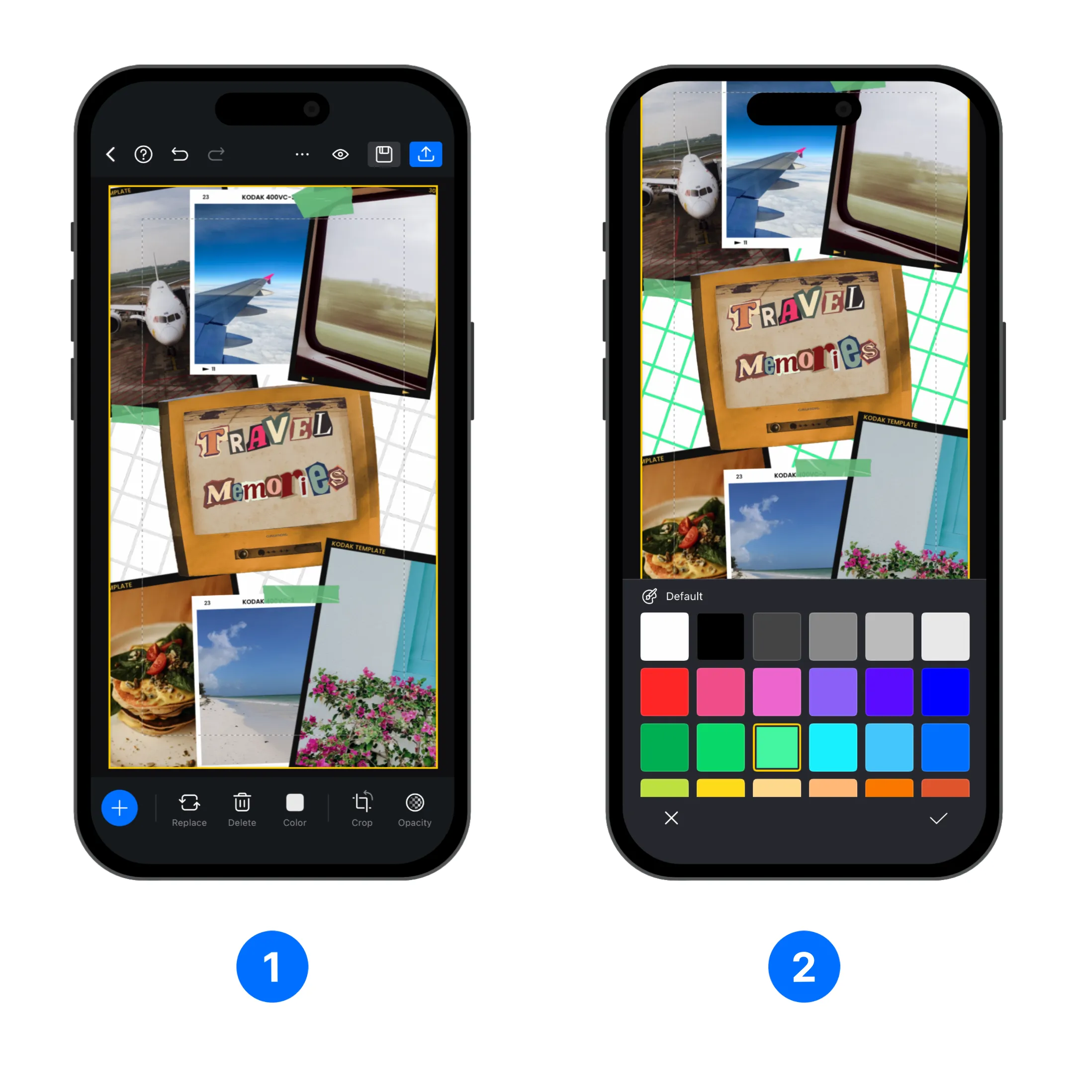 Change the background color