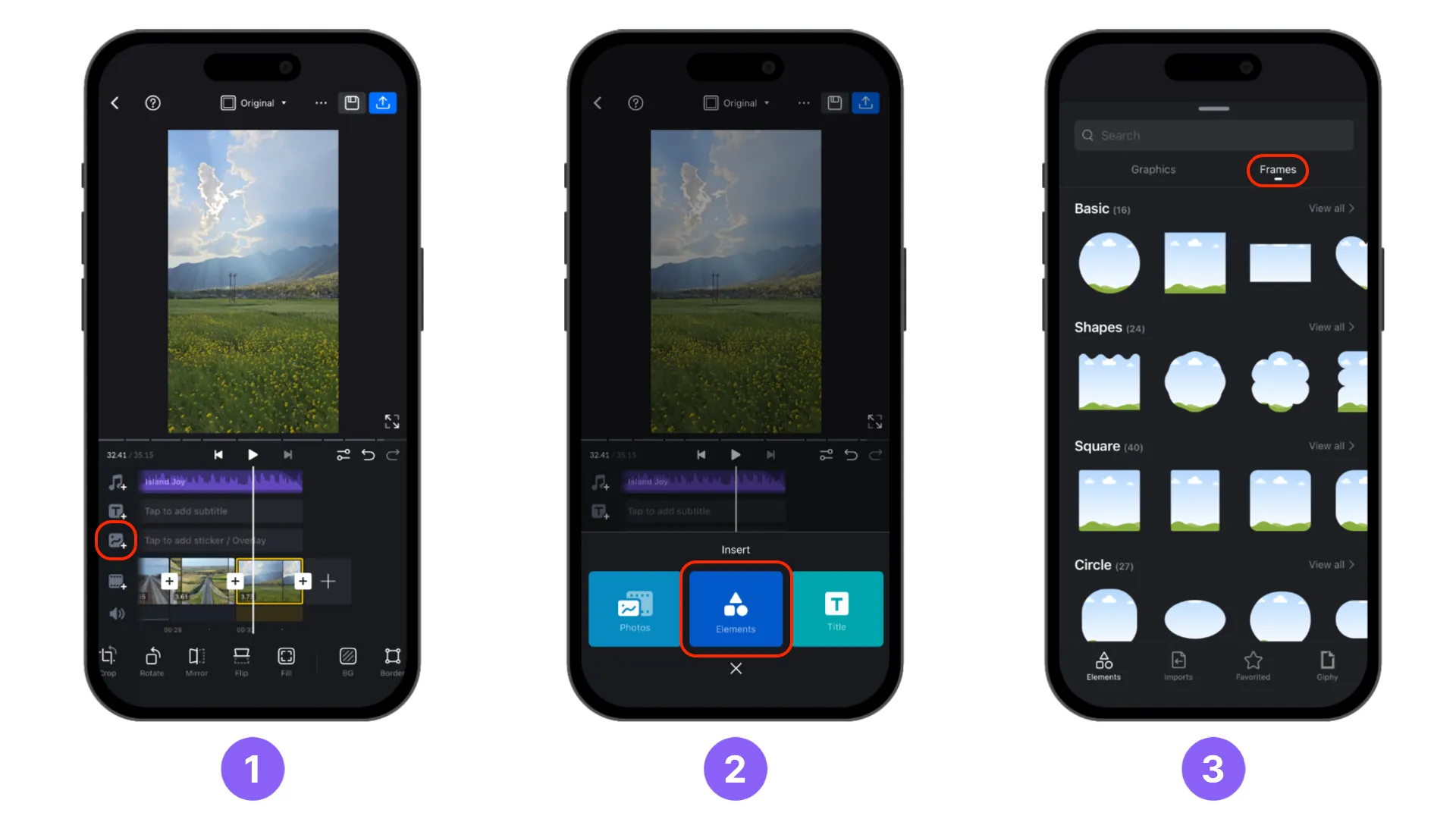 Add user-replaceable media with Frame in Elements